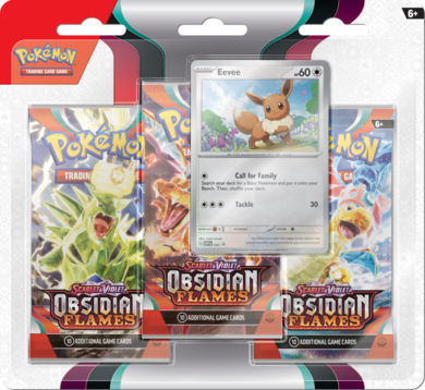 Pokemon TCG: Scarlet and Violet: Obsidian Flames, Eevee, gra karciana, dodatek, 1 szt.