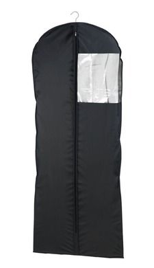 Pokrowiec na ubrania, Deep black, 150-60 cm