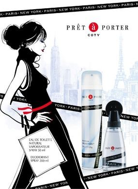 Pret-a-Porter, zestaw prezentowy, woda toaletowa, 50 ml + dezodorant, spray, 200 ml