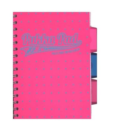 Project Book Neon Dots A5/100K kratka róż, 3 szt.