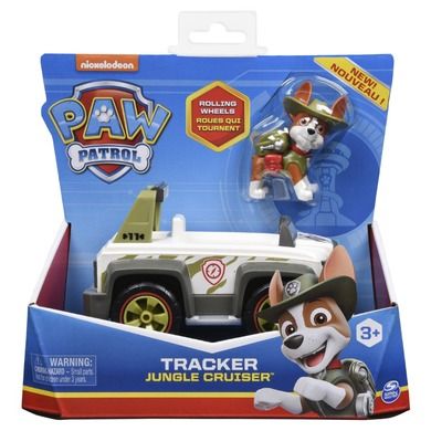 Psi Patrol, Tracker, Jungle Cruiser, pojazd z figurką Trackera