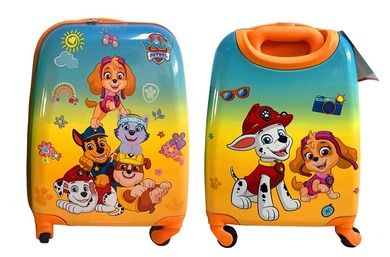 Psi Patrol, walizka podróżna na kółkach, duża, żółta