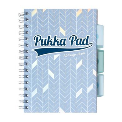 Pukka Pads, kołozeszyt, A5, Glee Project Book, niebieski jasny, kratka