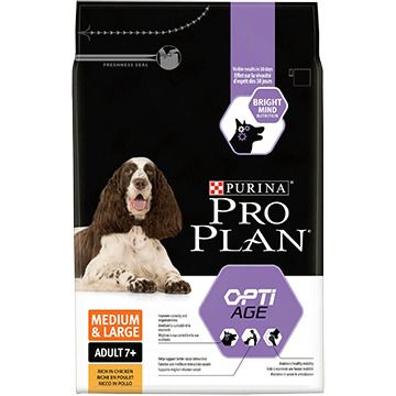 Purina, Pro Plan, Adult 7+, Medium/large, sucha karma dla psa, 4 kg
