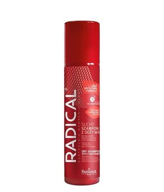 Radical, suchy szampon do włosów zniszczonych i osłabionych, 180 ml