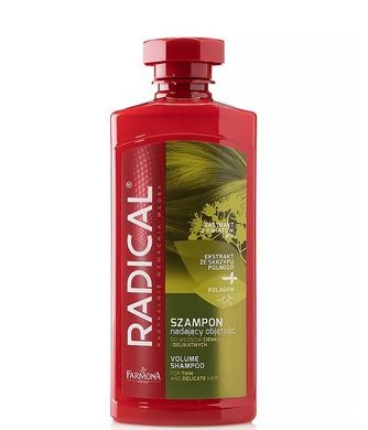 Radical, szampon nadający objętość do włosów cienkich i delikatnych, 400 ml