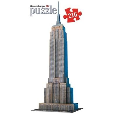 Ravensburger, Empire State Building, puzzle 3D, 216 elementów
