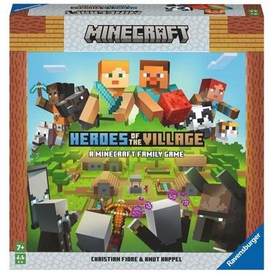 Ravensburger, Minecraft, Heroes of Village, Uratuj wioskę, gra familijna