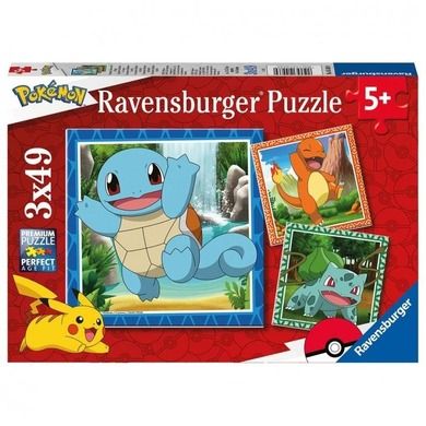 Ravensburger, Pokemon, puzzle, 3-49 elementów
