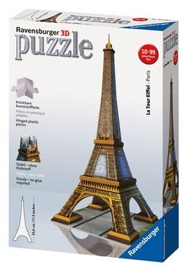 Ravensburger, Wieża Eiffla, puzzle 3D, 216 elementów
