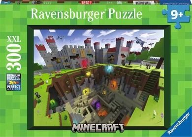 Ravensburger, XXL, Minecraft, puzzle, 300 elementów