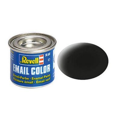 Revell, Email Color 08 Black Mat, farba, 14 ml