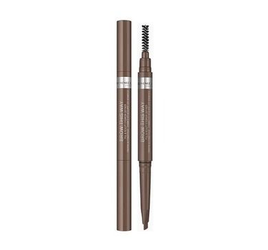 Rimmel, Brow This Way Brow, kredka do brwi, 002 Medium Brown, 0,25g