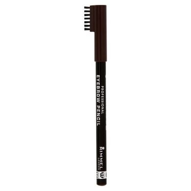 Rimmel, Professional Eyebrow Pencil, kredka do brwi, 001 Dark Brown, 1,4 g