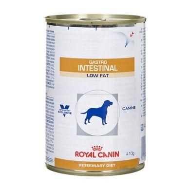 Royal Canin, Veterinary Diet, Gastro Intestinal Low Fat, puszka dla psa, 410g
