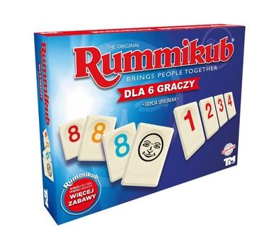 Rummikub XP, dla 6 graczy, gra towarzyska