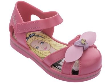 Sandały dziewczęce, różowe, Barbie Gloss Sandal Baby, Ipanema