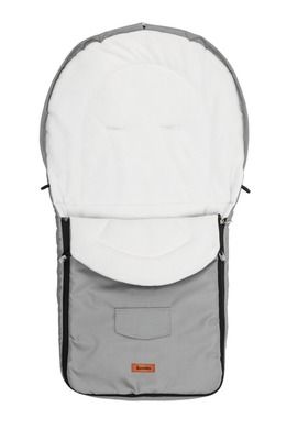Sensillo, śpiworek do wózka, polarowy Light Grey, 95-40 cm
