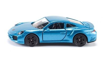 Siku, Porsche 911 Turbo S, auto, niebieskie, 1506