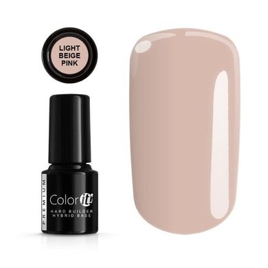 Silcare, Color It Premium Hard Builder Hybrid Base, baza pod lakier hybrydowy, Light Beige Pink, 6 g