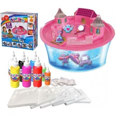 Simba, Aqua Gelz, żelowe farby wodne, 3D, zestaw kreatywny, zamek księżniczki