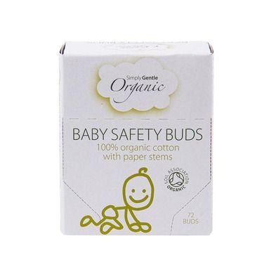 Simply Gentle, Patyczki do uszu dla dzieci, 72 szt.