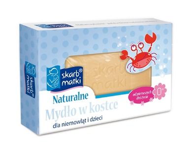 Skarb Matki, naturalne mydło w kostce dla niemowląt i dzieci, 100 g