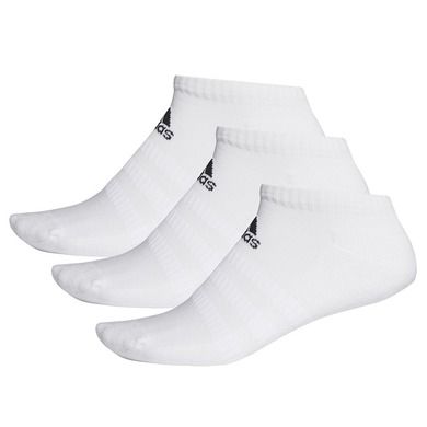 Skarpetki męskie, białe, zestaw, 3 szt., Adidas Cush Low
