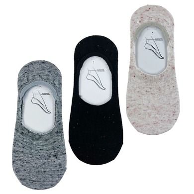 Skarpetki stopki damskie, mix, zestaw, 3 szt., Moraj