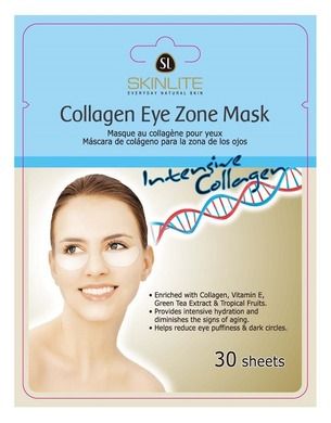 Skinlite, Collagen Eye Zone Mask, płatki pod oczy, Kolagen, 30 szt.