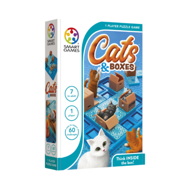 Smart Games, Cats & Boxes, wersja angielska, gra logiczna