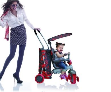 Smart Trike & Go Touch Steering, rowerek, czerwony