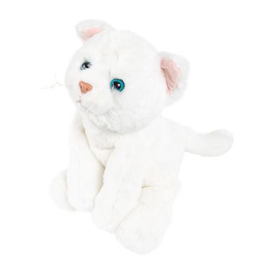 Smiki, Kot, maskotka, biały, 22 cm