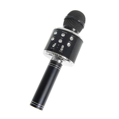 Smiki, mikrofon bluetooth z głośnikiem, czarny