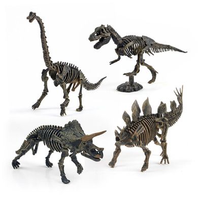 Smiki, Wykopaliska, szkielet dinozaura, zestaw naukowy