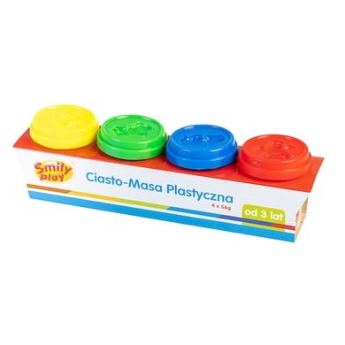 Smily Play, cisto-masa plastyczna, 4 kolory