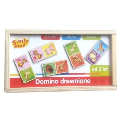 Smily Play, Farma, domino drewniane