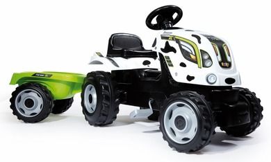 Smoby, Cotoons, traktor XL, krówka
