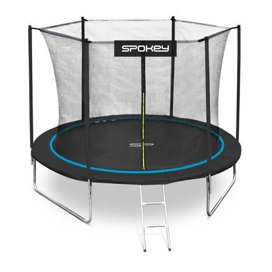 Spokey, Jumper II, trampolina ogrodowa, niebieska, 305 cm