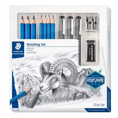 Staedtler, zestaw do rysowania, Design Journey Sketching Set, 12 szt.