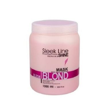 Stapiz, Sleek Line Blush Blond Mask, maska do włosów blond z jedwabiem, 1000 ml