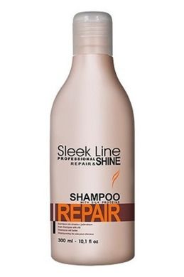 Stapiz, Sleek Line Repair, szampon z jedwabiem do włosów zniszczonych, 300 ml