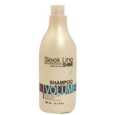 Stapiz, Sleek Line, szampon do włosów z jedwabiem zwiększający objętość, 300 ml