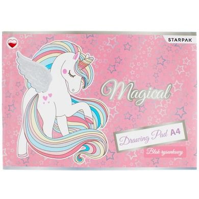 Starpak, bok rysunkowy A4, 20 kartek, Unicorn