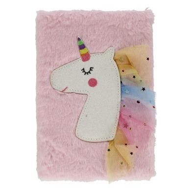 Starpak, pluszowy notes A5, pastelowy unicorn
