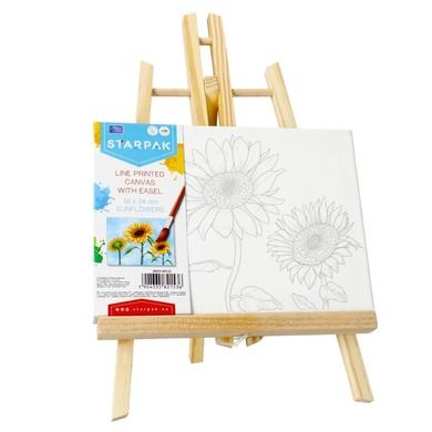 Starpak, podobrazie z nadrukiem i sztalugą, 18-24 cm