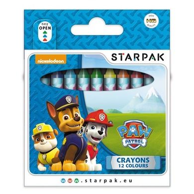 Starpak, Psi Patrol, kredki woskowe, 12 kolorów