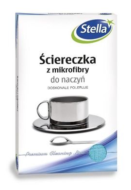 Stella, ściereczka z mikrofibry do naczyń, doskonale poleruje