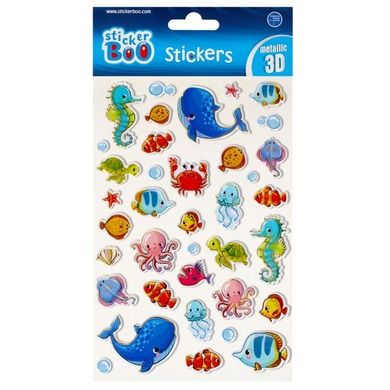Stickerboo, naklejki 3D, rybki