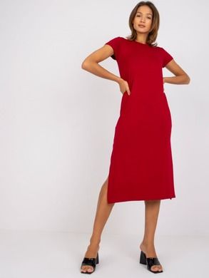 Sukienka damska, czerwona, Basic Feel Good